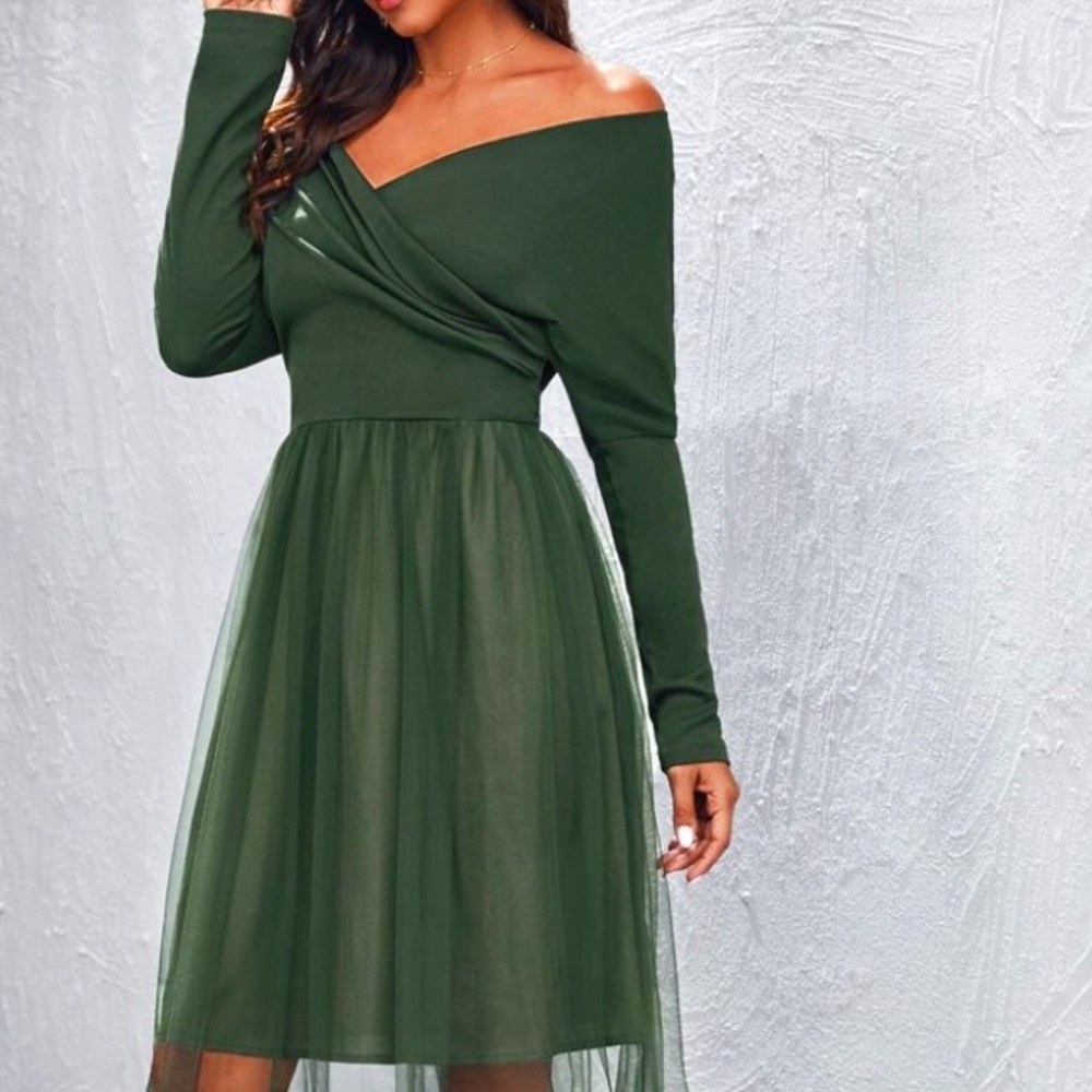 Green Tulle Dress